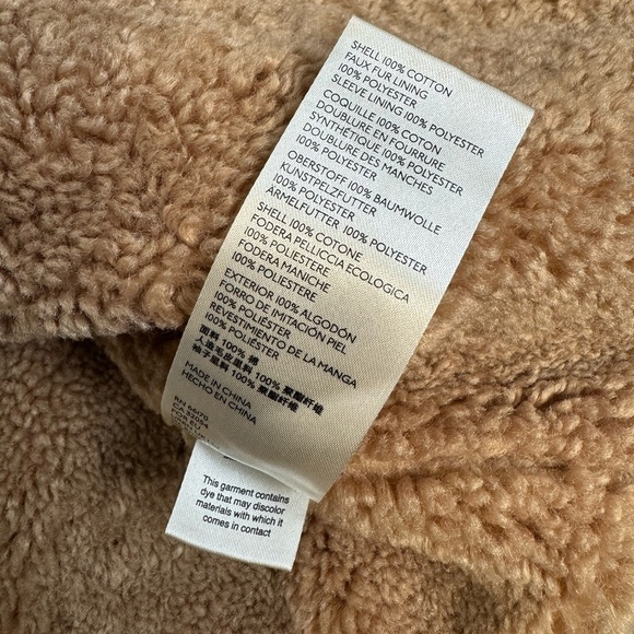 ANTHRO PILCRO Sherpa trimmed denim jacket XS - Picture 5 of 12